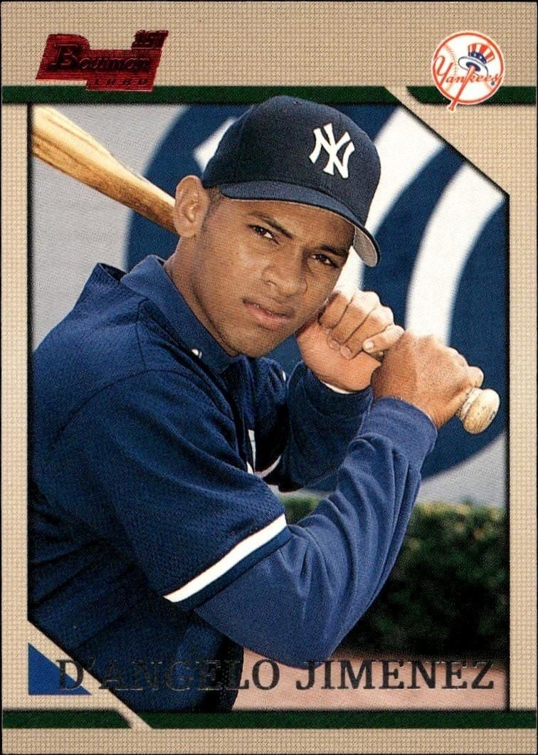 1996 Bowman D'Angelo Jimenez #124 trading card