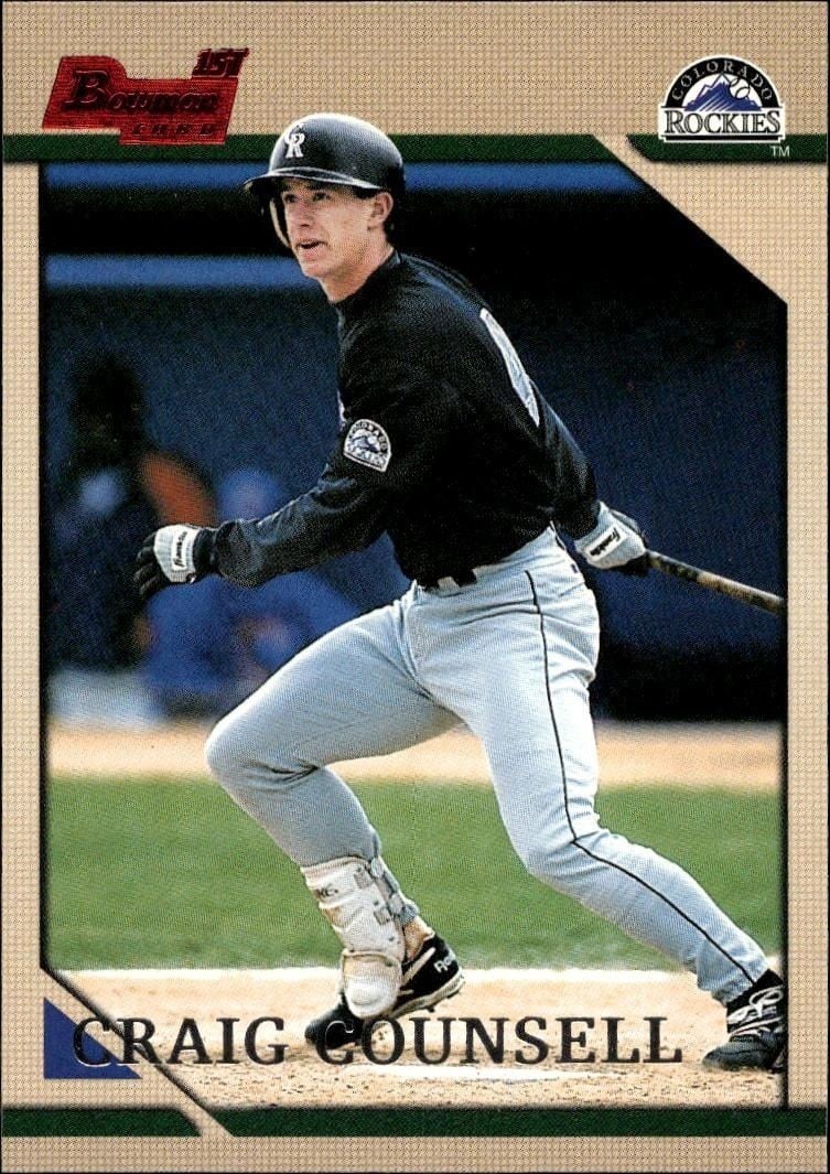 Craig Counsell 1996 Bowman Craig Counsell #194 baseball trading card front