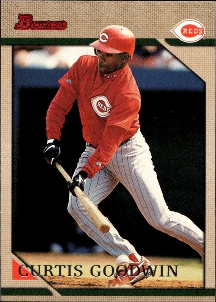 Curtis Goodwin 1996 Bowman Curtis Goodwin #144 baseball trading card front