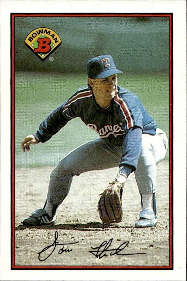 Scott Fletcher 1989 Bowman Scott Fletcher #230 baseball trading card front