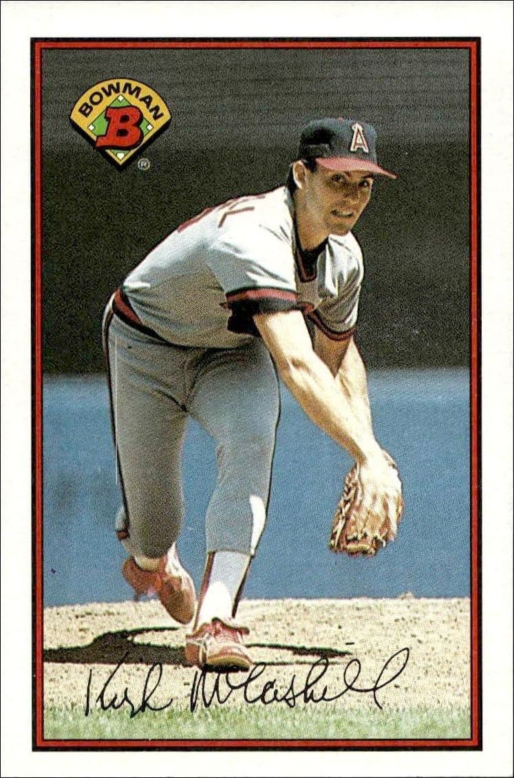 1989 Bowman Kirk McCaskill #38 trading card