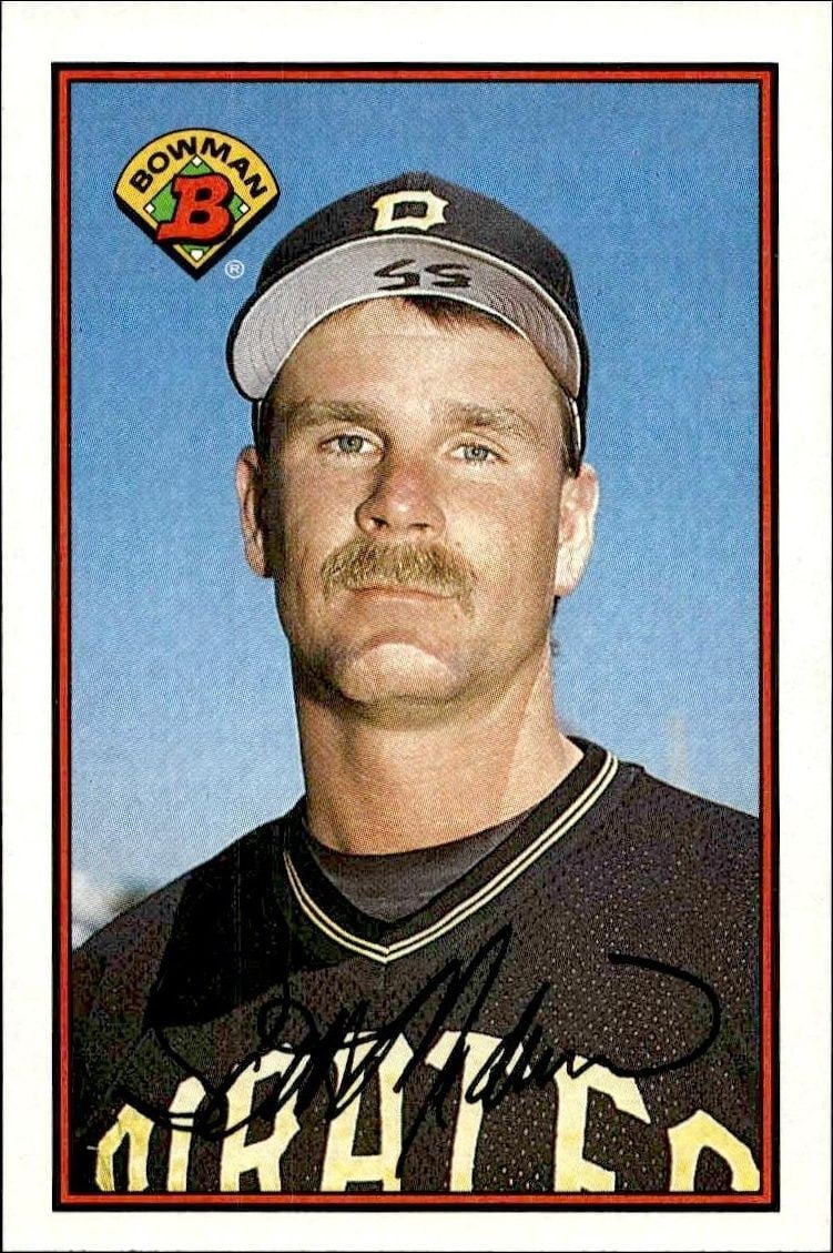 Scott Medvin 1989 Bowman Scott Medvin #412 baseball trading card front