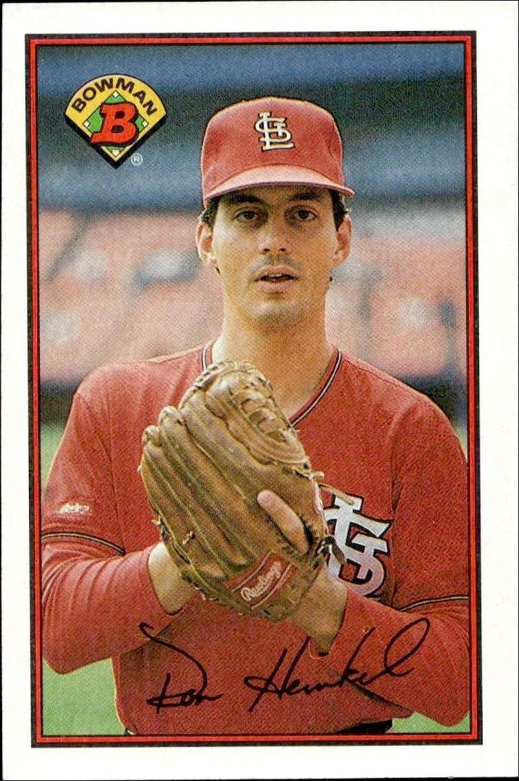 Don Heinkel 1989 Bowman Don Heinkel #427 baseball trading card front