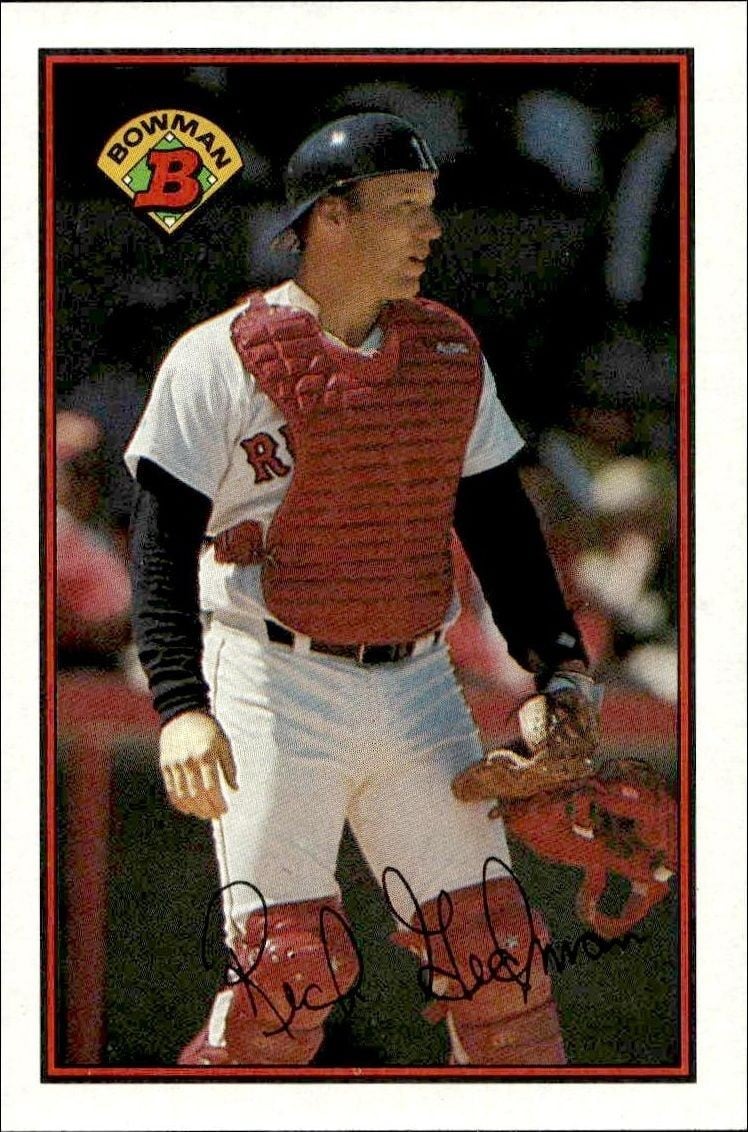 Rich Gedman 1989 Bowman Rich Gedman #27 baseball trading card front