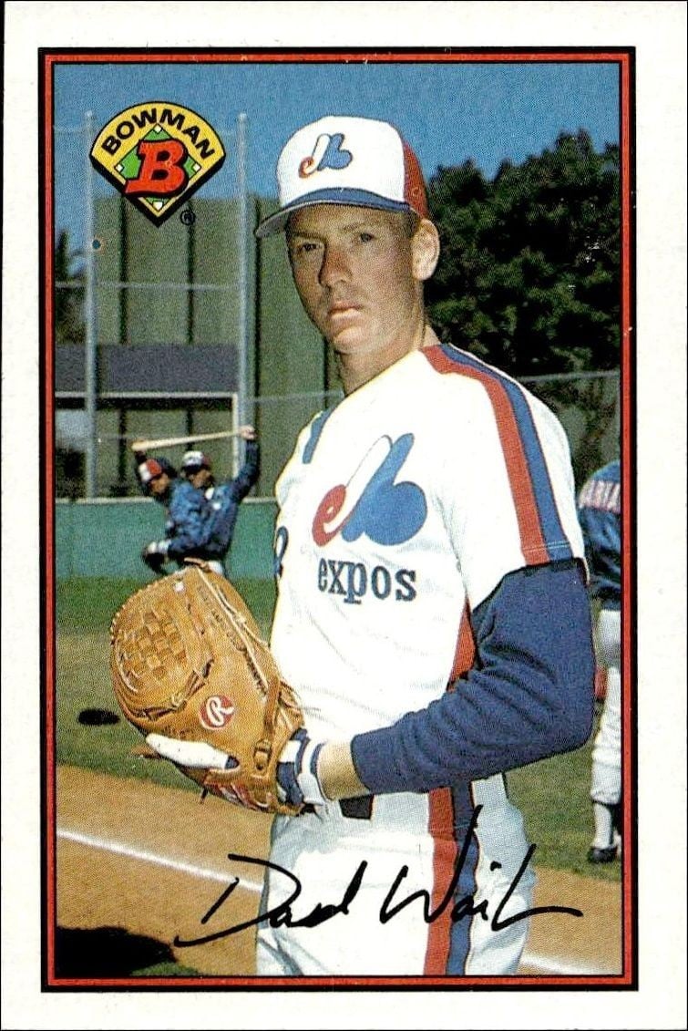 Dave Wainhouse 1989 Bowman Dave Wainhouse #358 baseball trading card front