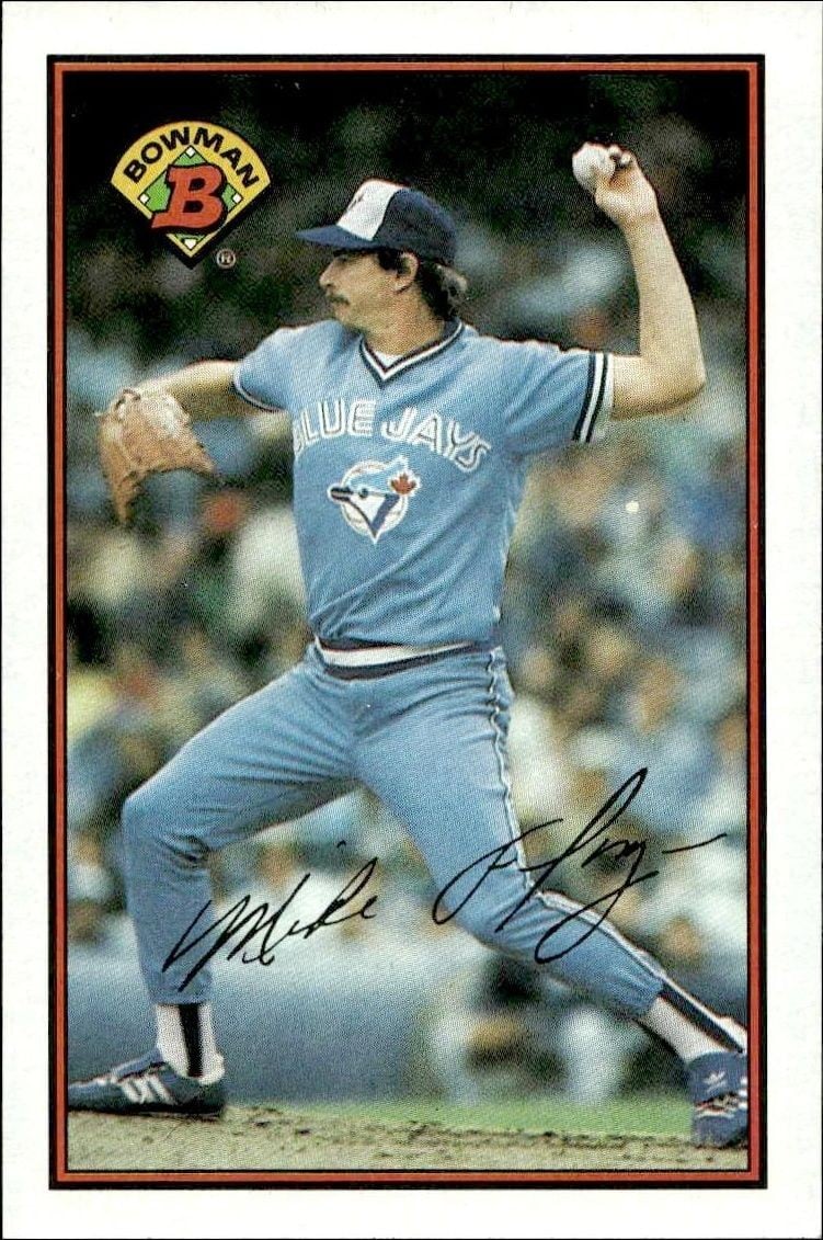 Mike Flanagan 1989 Bowman Mike Flanagan #241 baseball trading card front