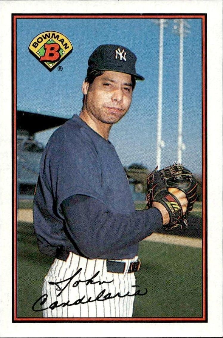 John Candelaria 1989 Bowman John Candelaria #171 baseball trading card front