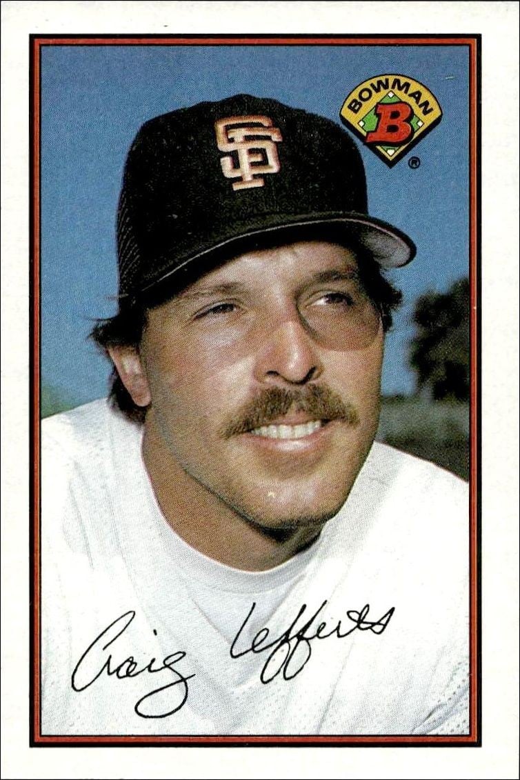 Craig Lefferts 1989 Bowman Craig Lefferts #464 baseball trading card front