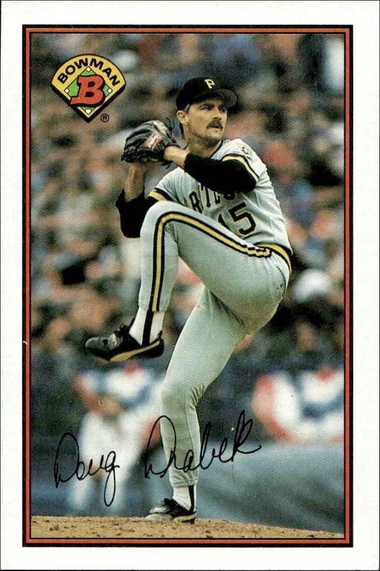 Doug Drabek 1989 Bowman Doug Drabek #416 baseball trading card front