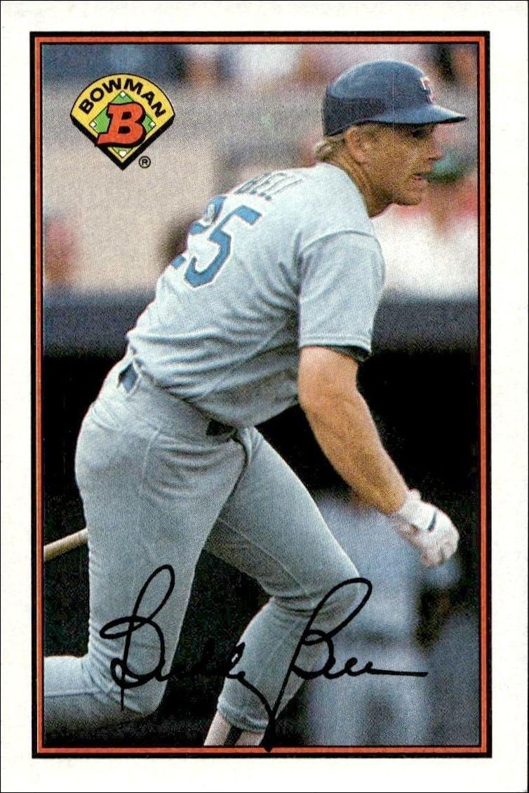 1989 Bowman Buddy Bell #229 trading card