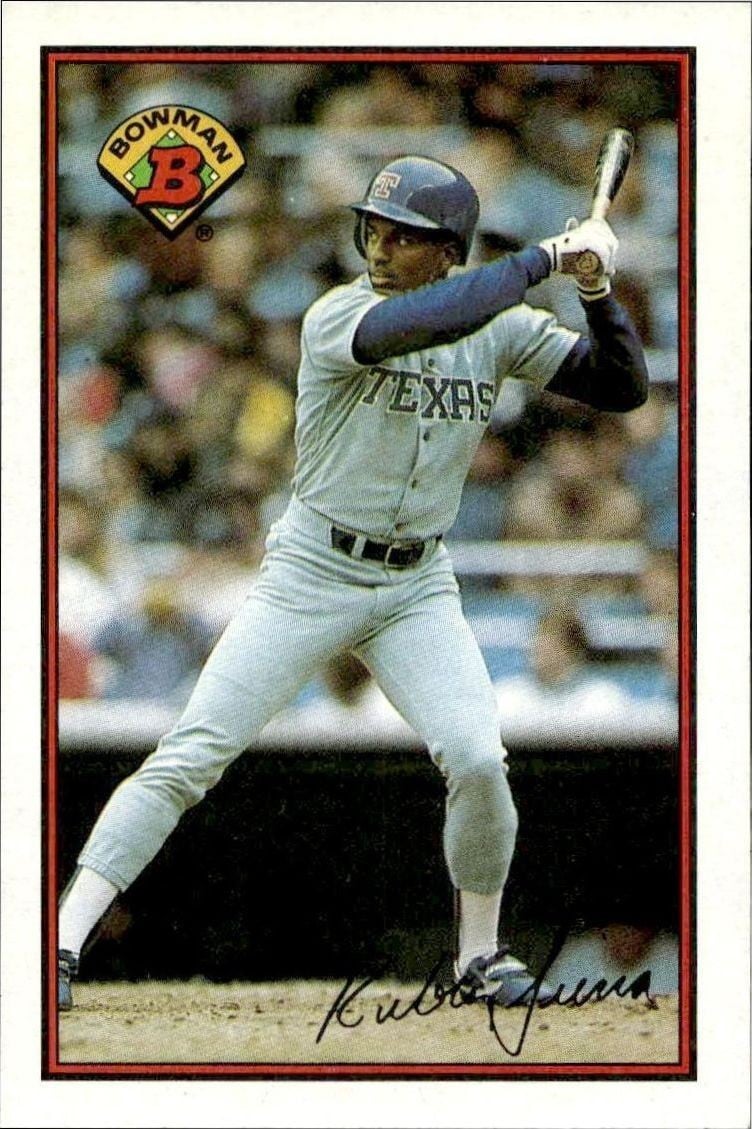 Ruben Sierra 1989 Bowman Ruben Sierra #235 baseball trading card front