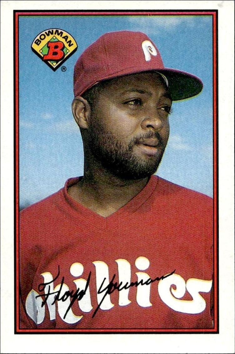 Floyd Youmans 1989 Bowman Floyd Youmans #396 baseball trading card front