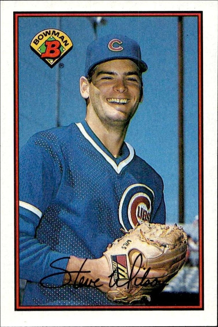 Steve Wilson 1989 Bowman Steve Wilson #280 baseball trading card front
