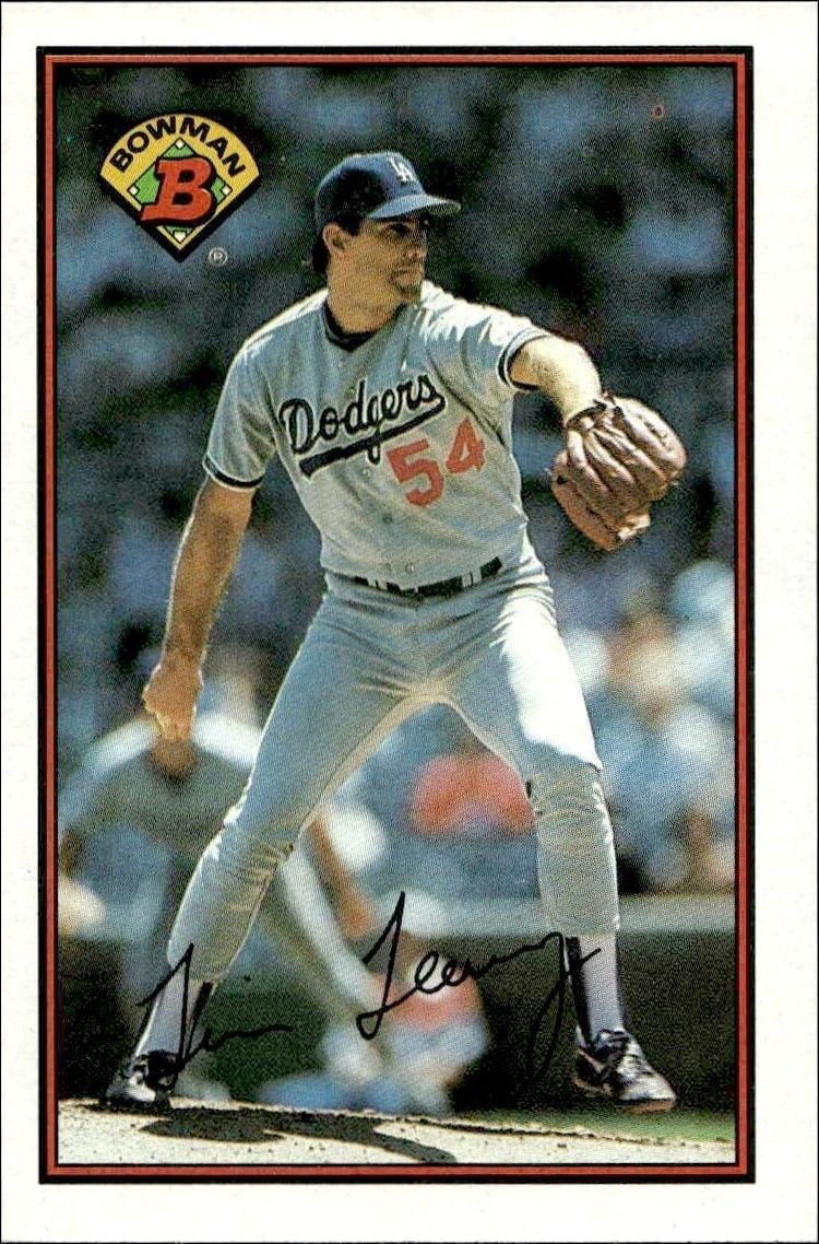 Tim Leary 1989 Bowman Tim Leary #339 baseball trading card front