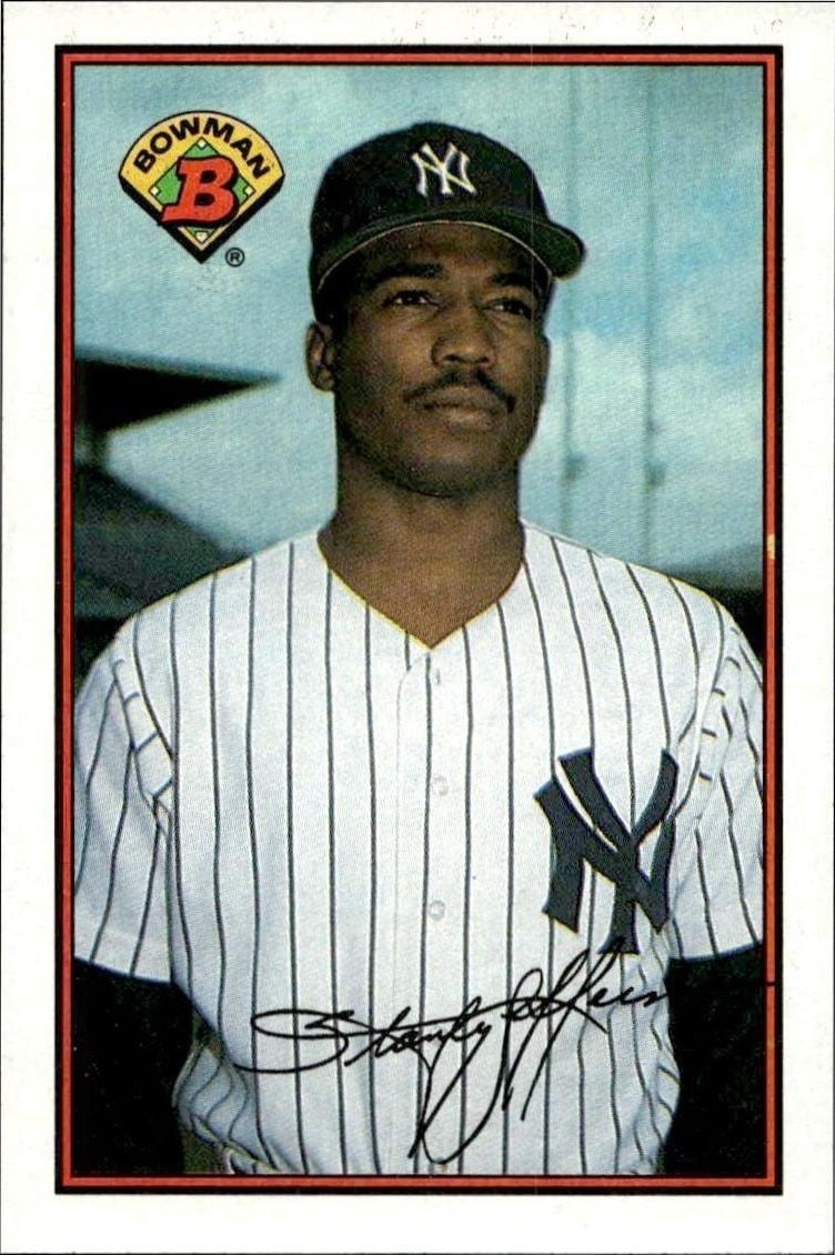 Stan Jefferson 1989 Bowman Stan Jefferson #180 baseball trading card front
