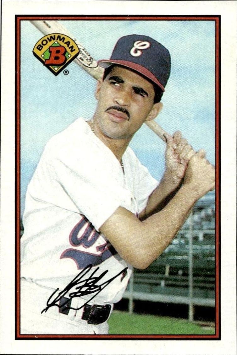 Ozzie Guillen 1989 Bowman Ozzie Guillen #64 baseball trading card front