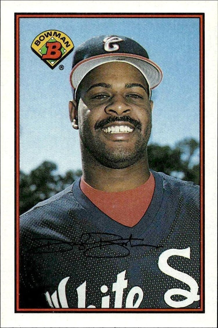 Daryl Boston 1989 Bowman Daryl Boston #70 baseball trading card front