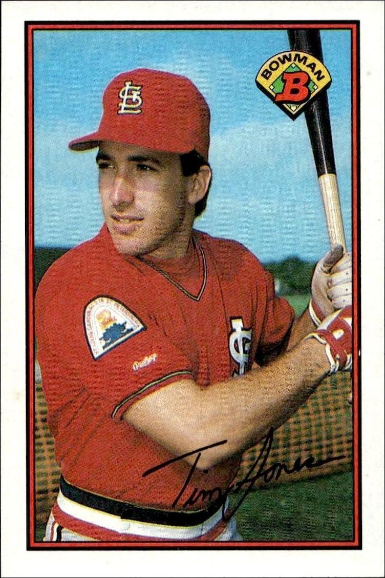 Tim Jones 1989 Bowman Tim Jones #439 baseball trading card front