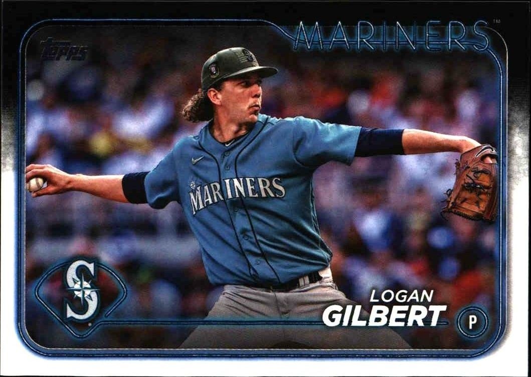 Logan Gilbert 2024 Topps Series 2 Logan Gilbert #556 baseball trading card front