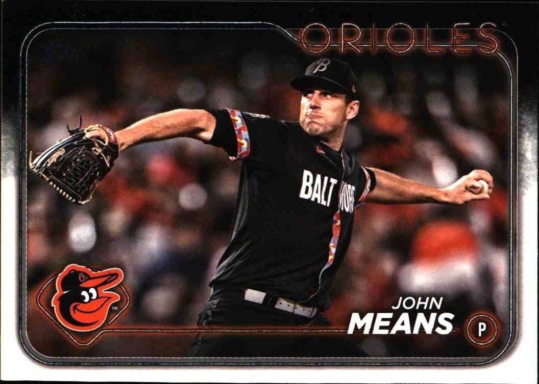 John Means 2024 Topps Series 2 John Means #457 baseball trading card front