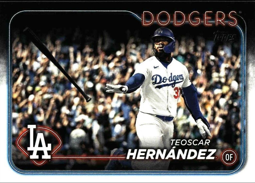 2024 Topps Series 2 Teoscar Hernández #619 trading card