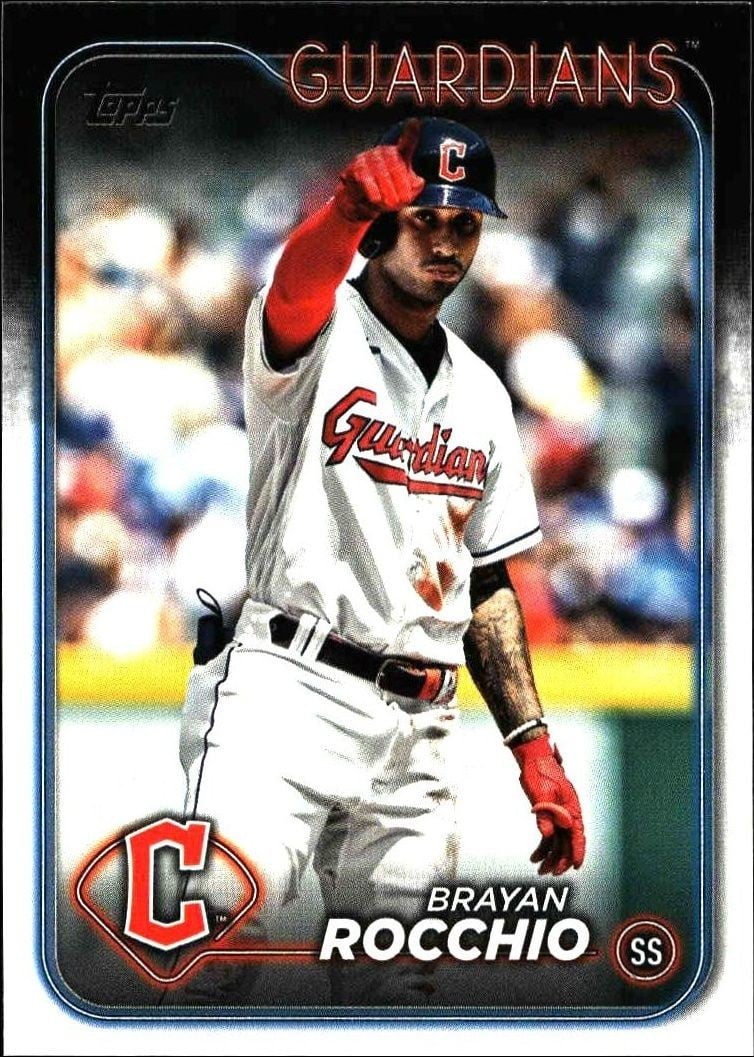 Brayan Rocchio 2024 Topps Series 2 Brayan Rocchio #473 baseball trading card front