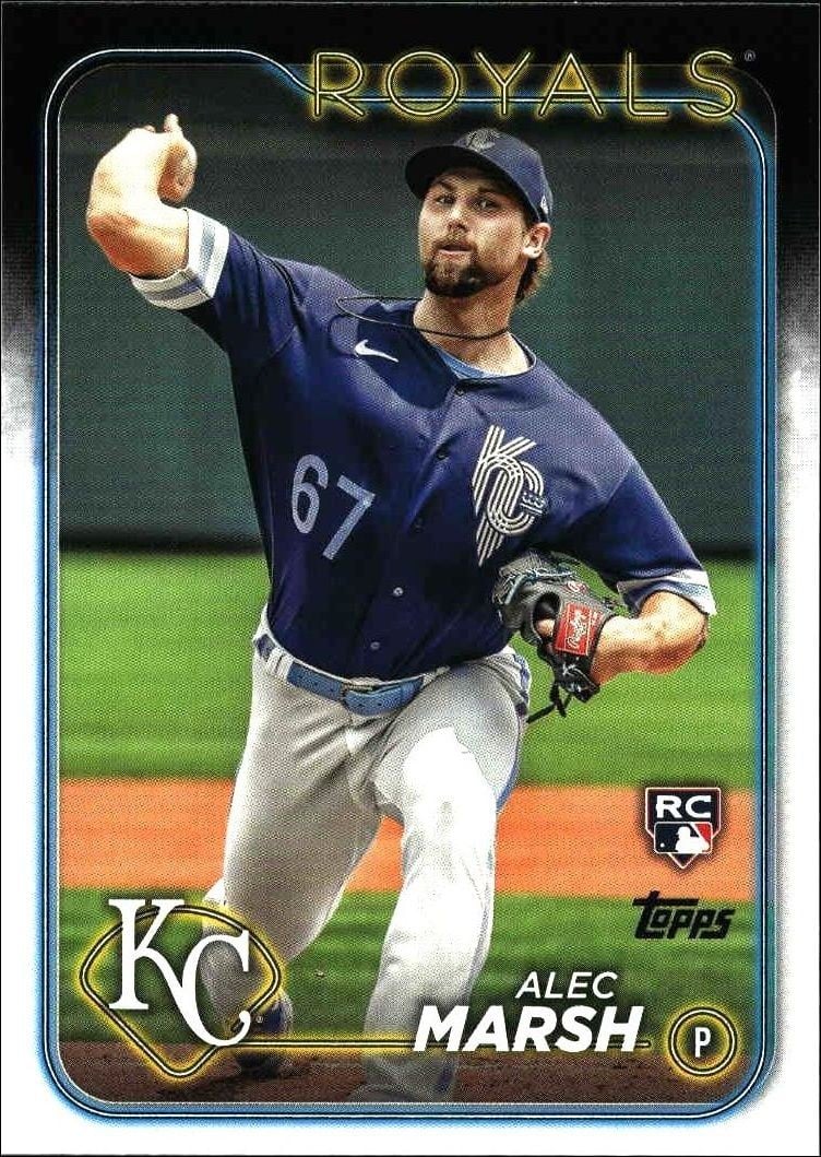 Alec Marsh 2024 Topps Alec Marsh #163 baseball trading card front