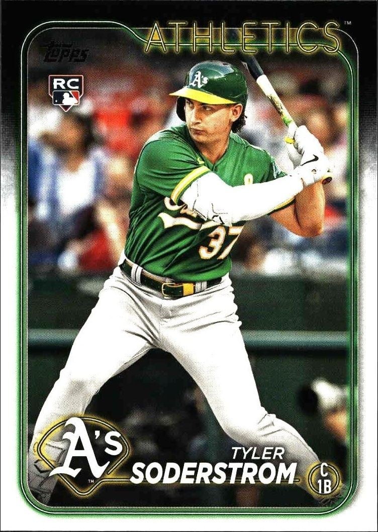 Tyler Soderstrom 2024 Topps Tyler Soderstrom #244 baseball trading card front