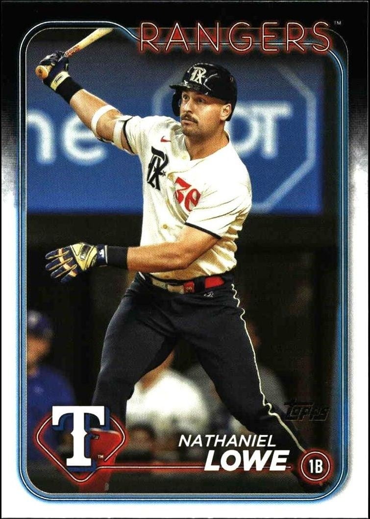 Nathaniel Lowe 2024 Topps Nathaniel Lowe #174 baseball trading card front