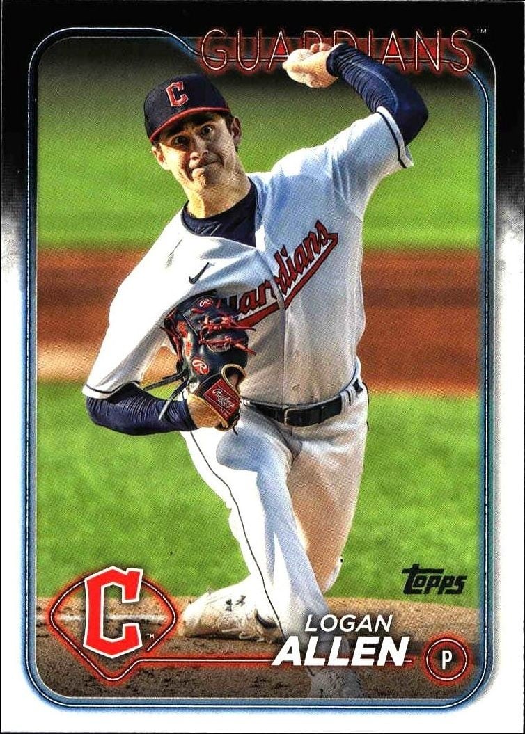 2024 Topps Series 1 Logan Allen #339 trading card