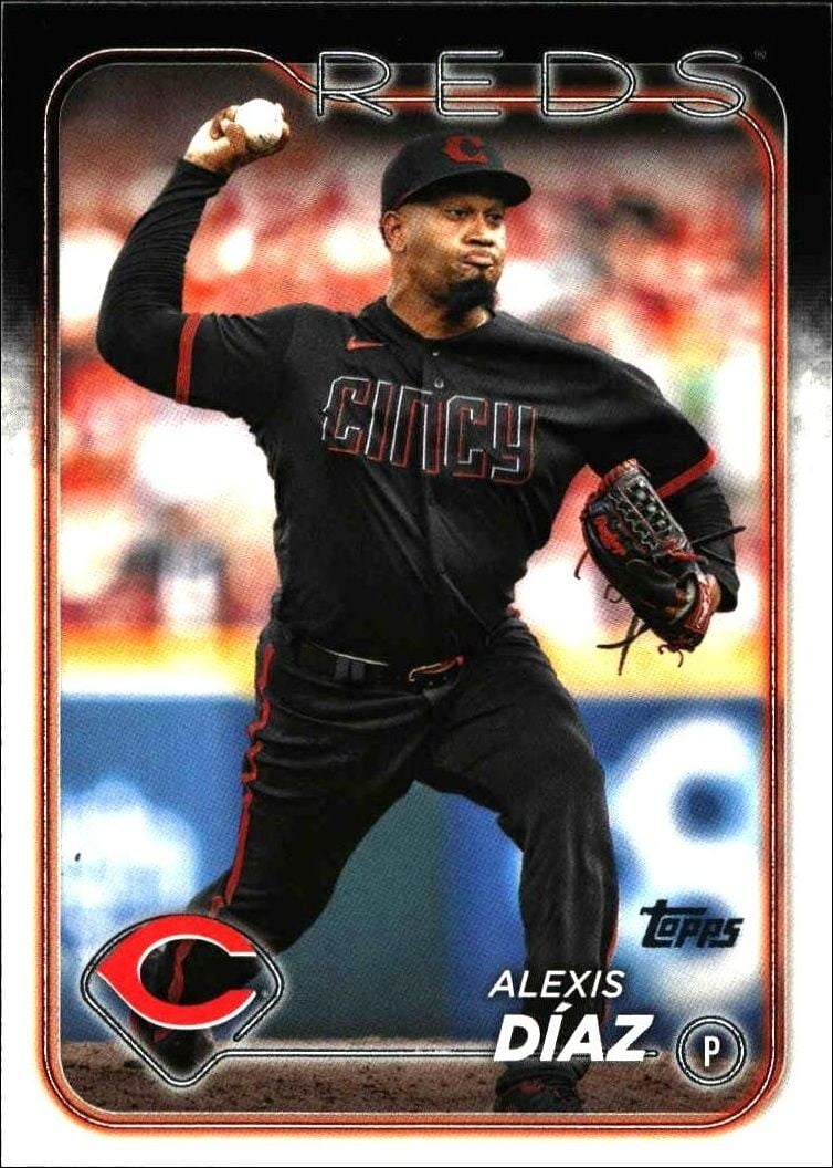 2024 Topps Series 1 Alexis Díaz #297 trading card