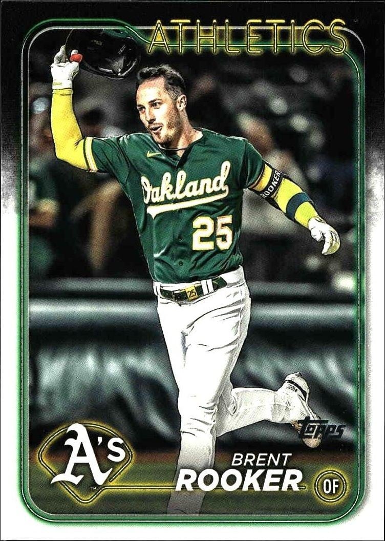 2024 Topps Series 1 Brent Rooker #186 trading card