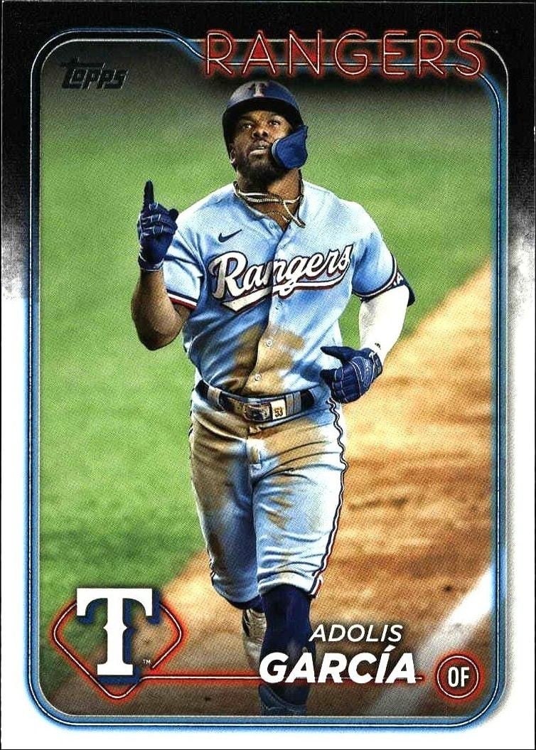 2024 Topps Series 1 Adolis García #134 trading card