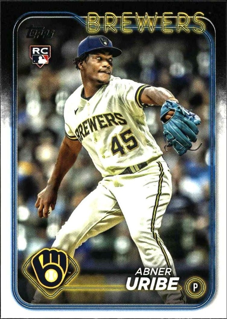Abner Uribe 2024 Topps Abner Uribe #310 baseball trading card front
