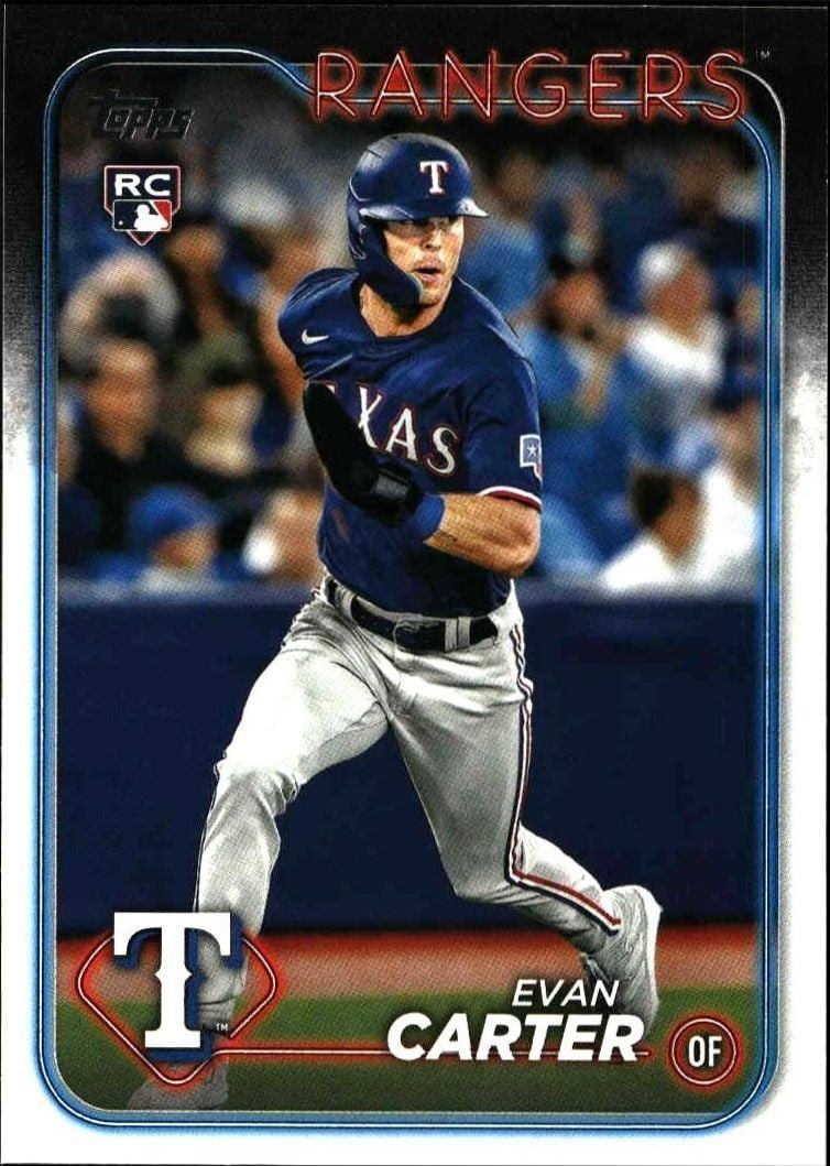 Evan Carter 2024 Topps Evan Carter #280 baseball trading card front