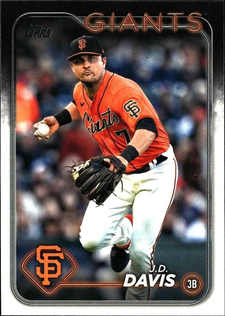 2024 Topps Series 1 J.D. Davis #64 trading card