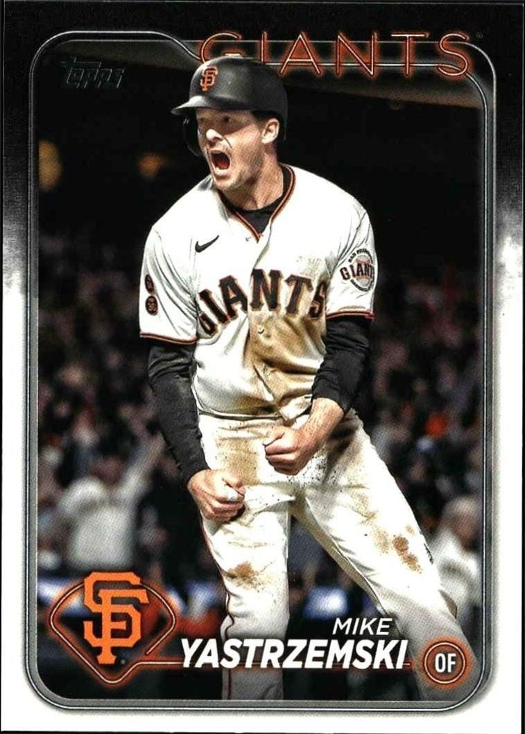 2024 Topps Series 1 Mike Yastrzemski #124 trading card