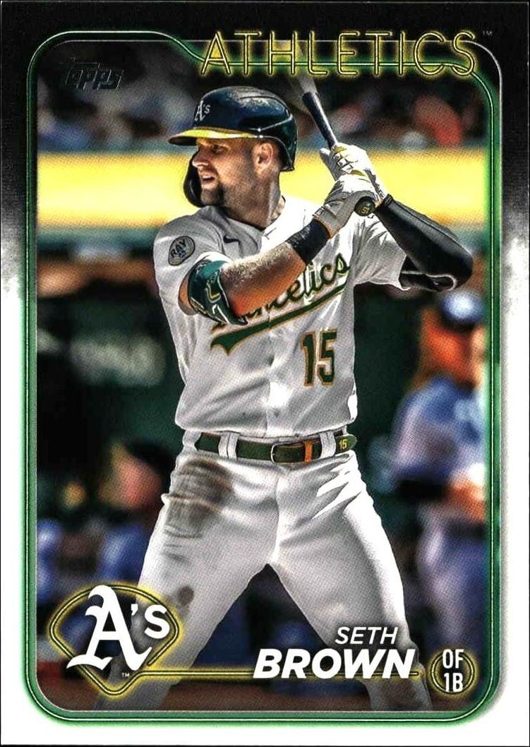 Seth Brown 2024 Topps Seth Brown #79 baseball trading card front