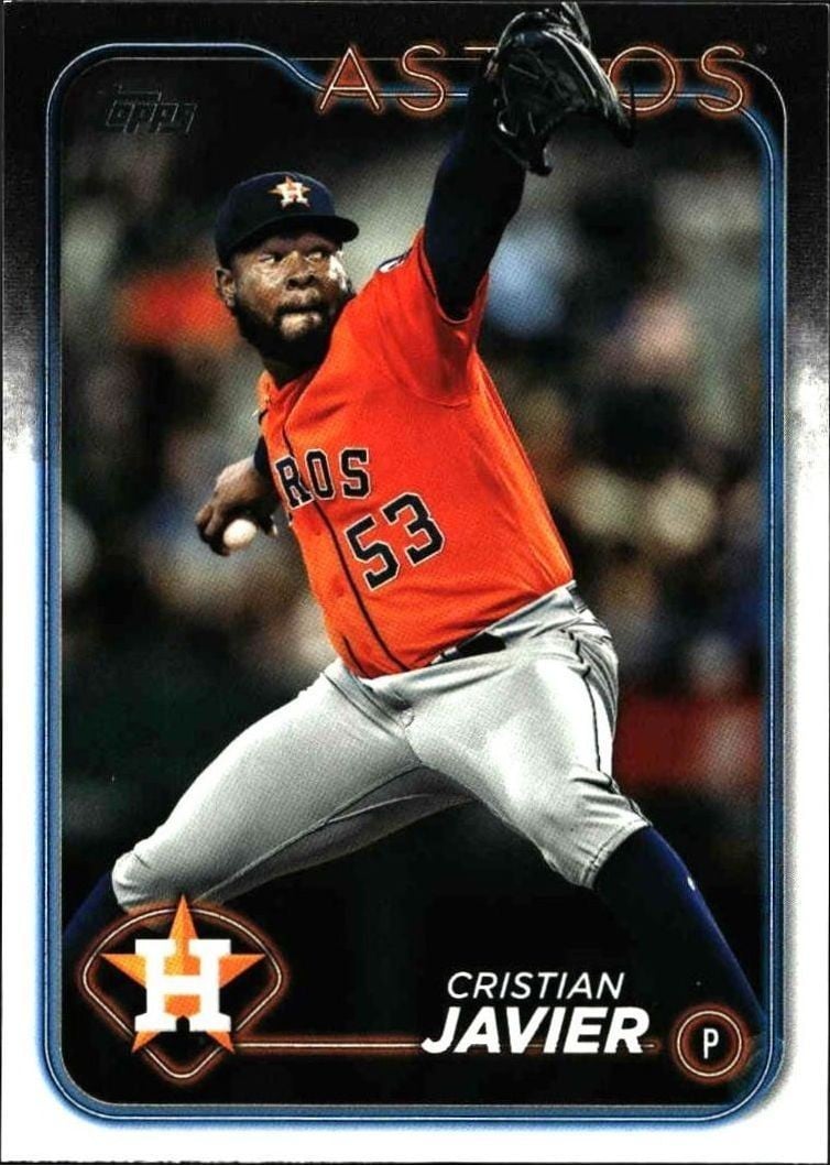 Cristian Javier 2024 Topps Cristian Javier #269 baseball trading card front