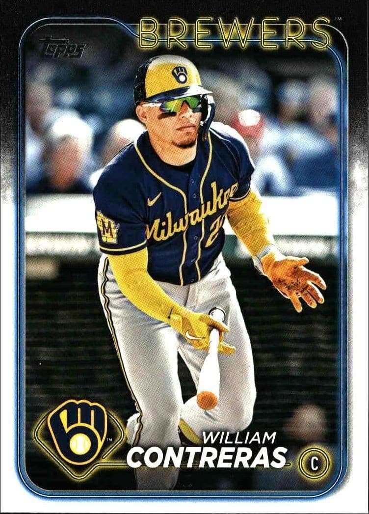 2024 Topps Series 1 William Contreras #61 trading card