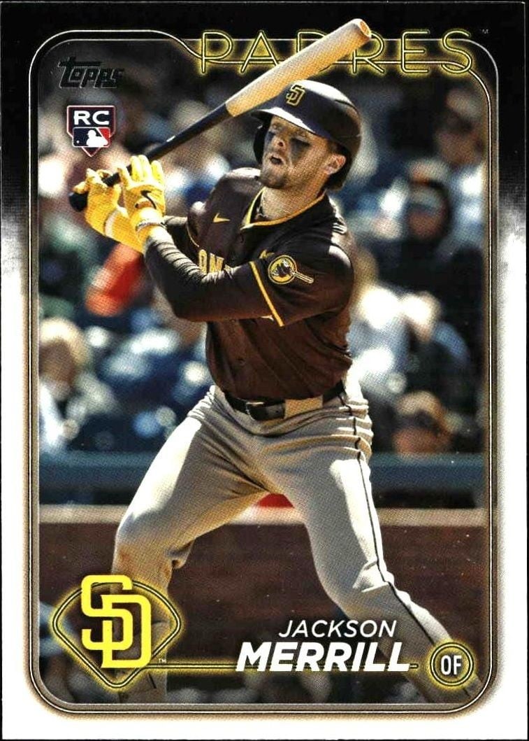 Jackson Merrill 2024 Topps Complete Sets Jackson Merrill #699 baseball trading card front
