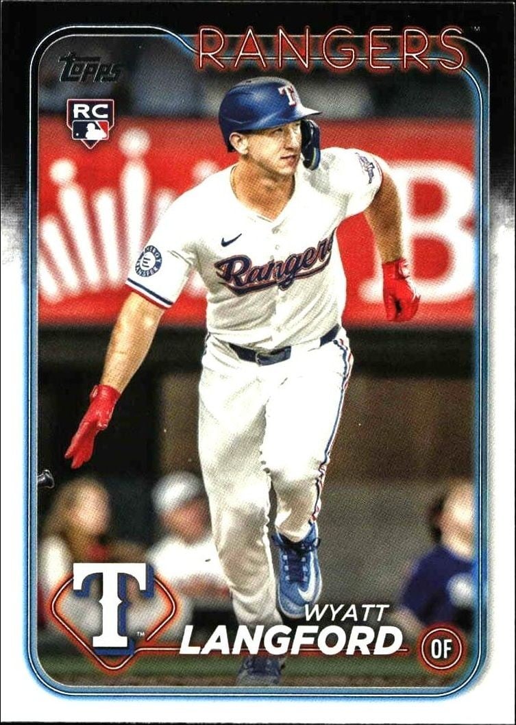 Wyatt Langford 2024 Topps Complete Sets Wyatt Langford #700 baseball trading card front