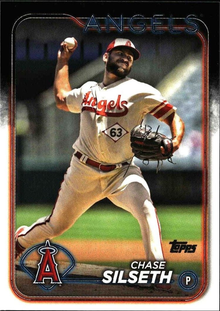 Chase Silseth 2024 Topps Series 2 Chase Silseth #585 baseball trading card front
