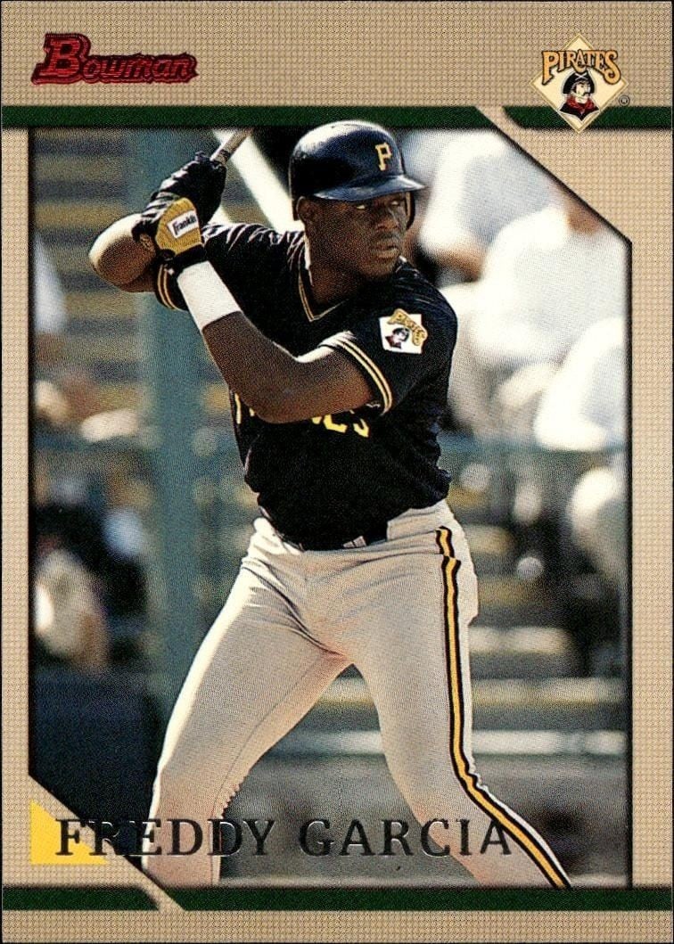 Freddy Adrian Garcia 1996 Bowman Freddy Adrian Garcia #129 baseball trading card front