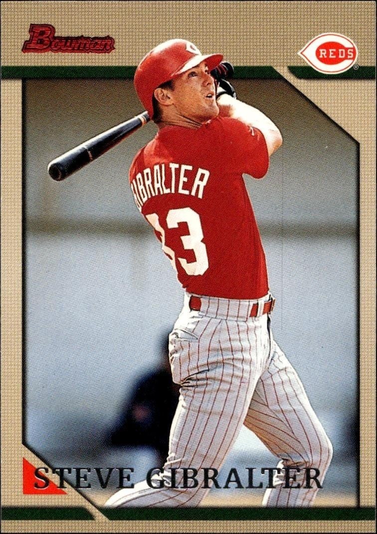 Steve Gibralter 1996 Bowman Steve Gibralter #128 baseball trading card front