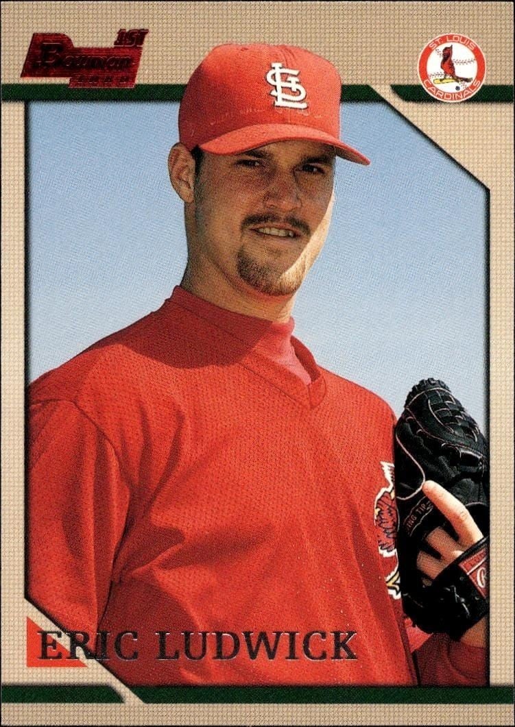 Eric Ludwick 1996 Bowman Eric Ludwick #222 baseball trading card front