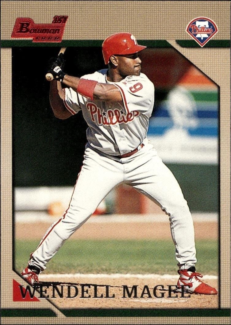 Wendell Magee 1996 Bowman Wendell Magee #226 baseball trading card front