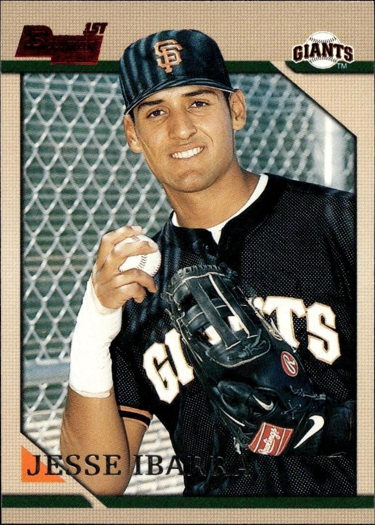 Jesse Ibarra 1996 Bowman Jesse Ibarra #246 baseball trading card front