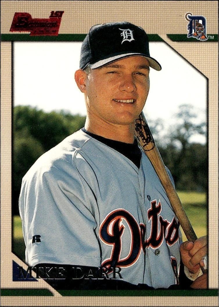 Mike Darr 1996 Bowman Mike Darr #247 baseball trading card front