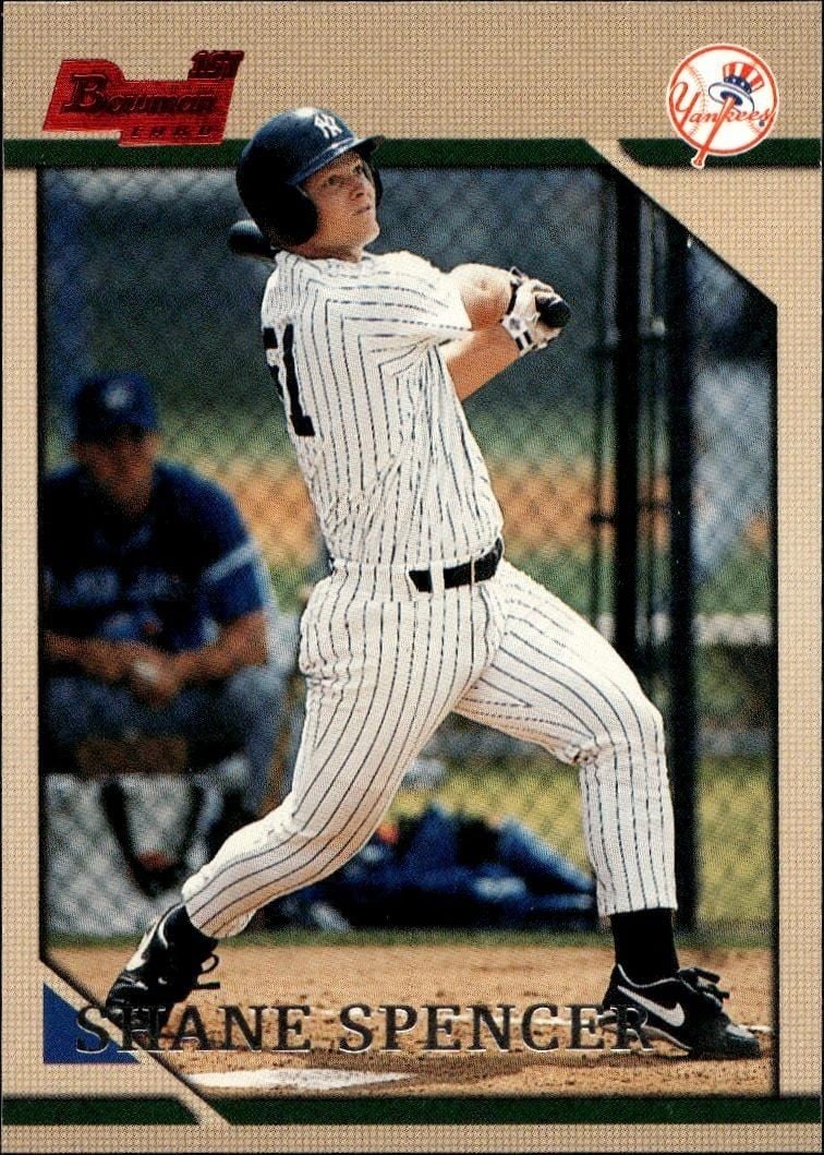 Shane Spencer 1996 Bowman Shane Spencer #251 baseball trading card front